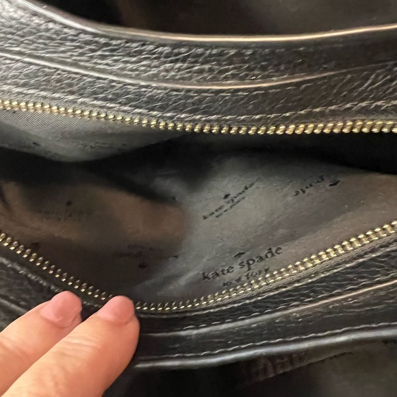 Kate Spade Leila Black Medium Triple Compartment Shoulder Back - Picture 3 of 16